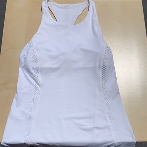 Lululemon white Cutout Racerback built in bra